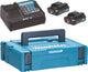 Makita 197658-5 | cxt startset 12v max in mbox1 (2x 2.0ah bl1021b accu + dc10sb lader) - 197658-5