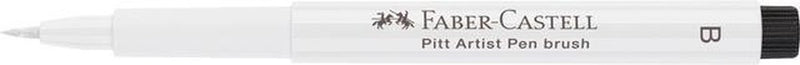 Faber-castell tekenstift - pitt artist pen - brush - wit - fc-167401