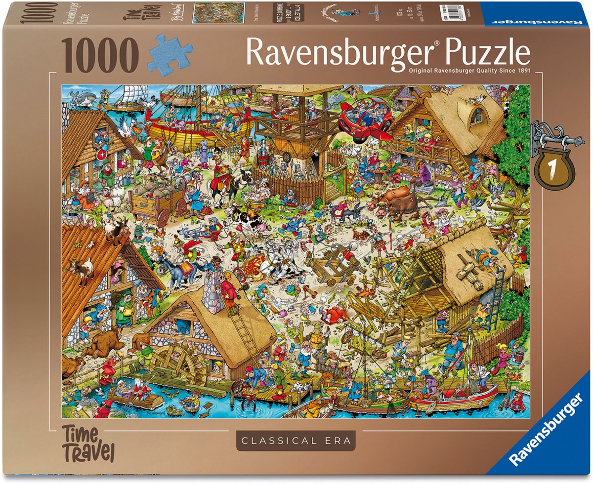 Ravensburger ray's comic series - time travel 1 - classical era - 1000 stukjes legpuzzel