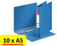 Esselte ringband vivida a5 2r pp 25mm blauw - 10 stuks