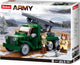 Sluban duitse tank destroyer bouwspeelgoed kinderen vanaf 6 jaar – constructiespeelgoed modelbouw – bouwdoos met 278 bouwstenen – m38-b0975