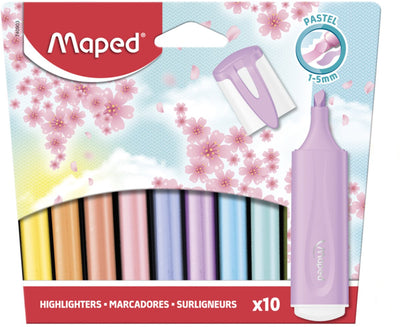 Maped office maped 740903, 10 stuk(s), beitelvormige punt, 1 mm, 5 mm, inkt op waterbasis