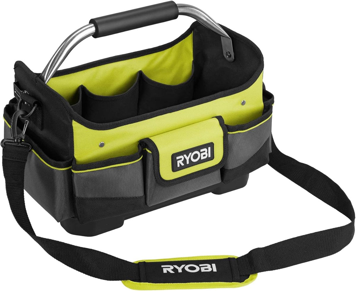 Ryobi gereedschapsrugzak rssbp1 (600-denier polyester body, gevoerde schouderbanden, 2 brede binnenzakken, waarvan één met rits, met laptopvak)