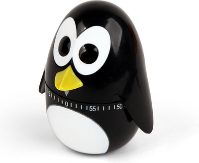 Kikkerland kookwekker - in een vorm van een penguin - 60 minuten timer - keuken accessoires