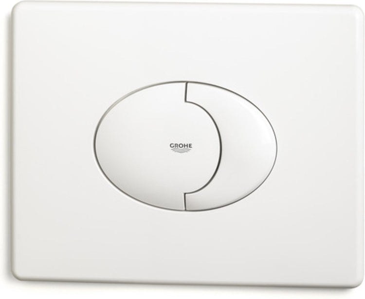 Grohe skate air wc bedieningspaneel - horizontaal - dual flush - alpine wit