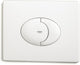 Grohe skate air wc bedieningspaneel - horizontaal - dual flush - alpine wit