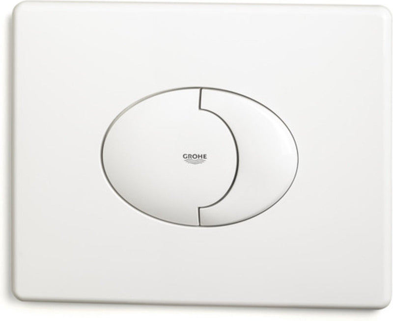 Grohe skate air wc bedieningspaneel - horizontaal - dual flush - alpine wit