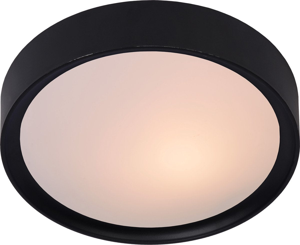 Lucide lex - plafonnière (plafondlamp) - ø 25 cm - 1xe27 - zwart