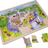 Playwood houten puzzel kasteel