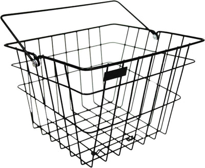 Steco vintage mand (helma) zwart
