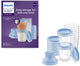 Philips avent bewaarbekers voor babyvoeding - 180 ml - 10 stuks - scf618 10