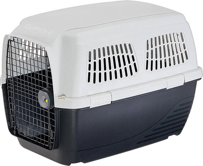 Ferplast vervoersbox clipper 4 wit zwart - hondentransportbox - 71x50x51 cm