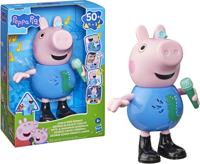 Hasbro peppa pig joke sing george - speelfiguur - franstalig