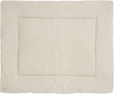 Jollein - boxkleed 75x95cm - speelkleed baby - basic knit - nougat
