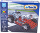Eitech ® bouwdoos – dtm racer rood – 135-delig – metalen bouwpakket met gereedschap – constructiespeelgoed – vanaf 6 jaar