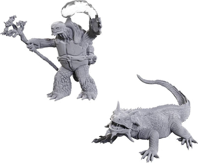 Wizkids d d nolzur's marvelous miniatures tortle druid wild shape giant lizard