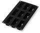 Lékué bakvorm - 9 mini cakes - siliconen - black