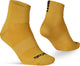 Gripgrab - lightweight sl korte performance zomer fietssokken 1 paar coolmax wielersport sokken low cut - mosterd geel - unisex