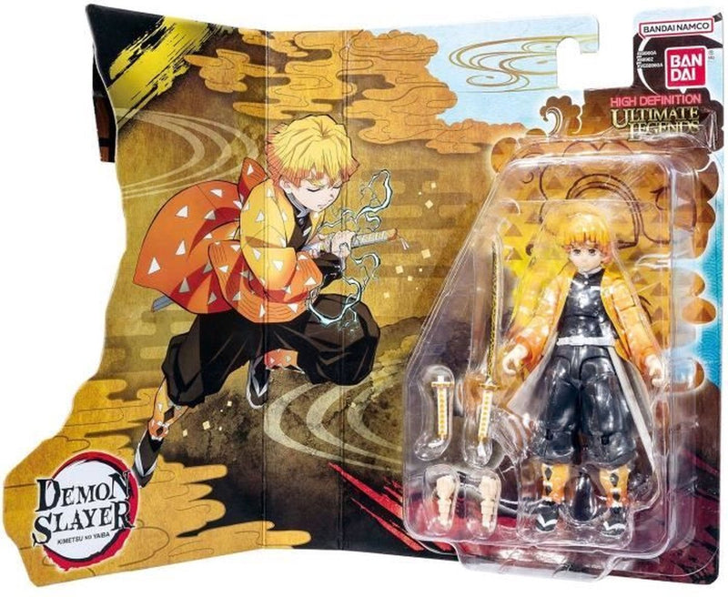Bandai - ultimate legends hd - demon slayer actiefiguur 12 cm - zenitsu agatsuma - officieel gelicenseerde demon slayer - zenitsu actiefiguur - speelgoed kinderen 4+ - ve88962