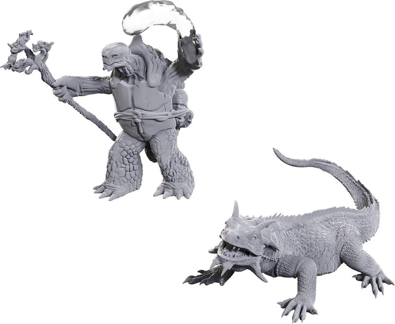 Wizkids d d nolzur's marvelous miniatures tortle druid wild shape giant lizard