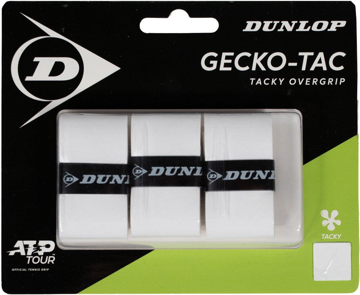 Dunlop - grip- gecko-tac ogrip wht 3pcs blister unisex grip - wit