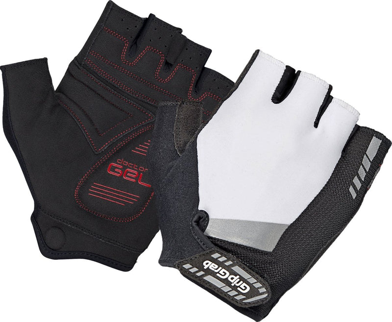 Gripgrab - supergel padded korte vinger zomer fietshandschoenen wielrenhandschoenen met padding - wit - unisex - maat xxl
