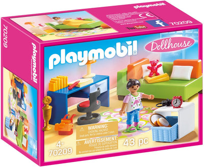 Playmobil dollhouse kinderkamer met bedbank - 70209