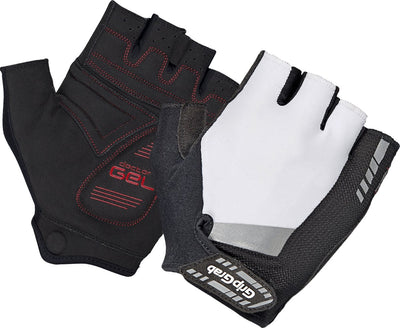 Gripgrab - supergel padded korte vinger zomer fietshandschoenen wielrenhandschoenen met padding - wit - unisex - maat xxl