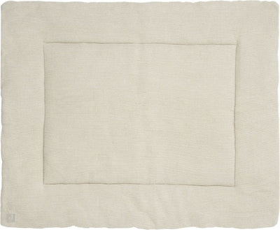 Jollein - boxkleed (nougat) - basic knit - katoen - speelkleed baby - 80x100cm