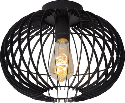 Lucide reda - plafonnière (plafondlamp) - ø 32 cm - 1xe27 - zwart
