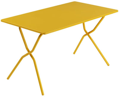 Lafuma balcony tafel - bistrotafel - tuintafel - inklapbaar - 120 x 70cm - miel