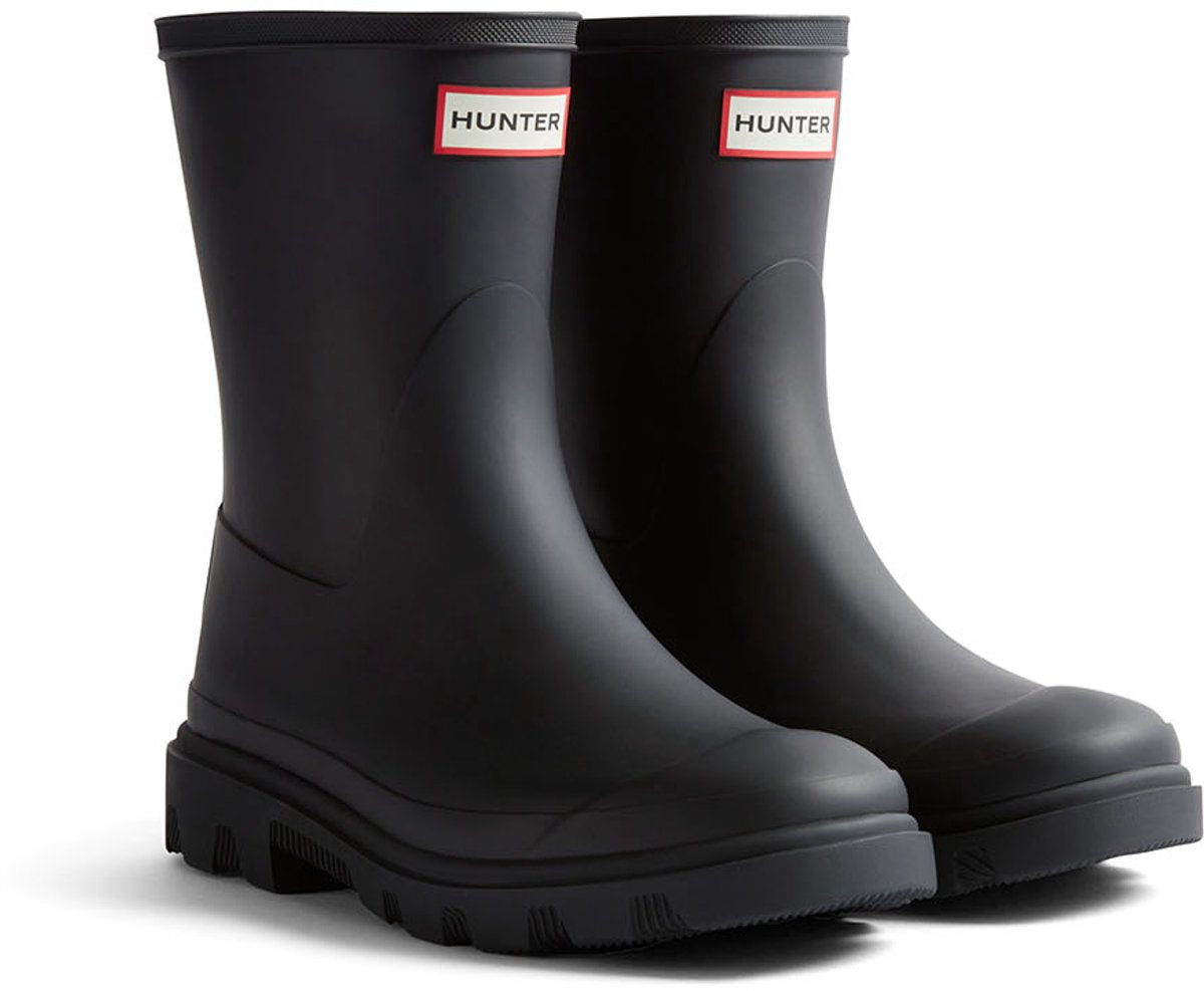 Hunter downpour short wellington boots laarzen - - dames - zwart - maat 37