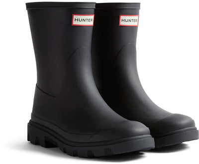 Hunter downpour short wellington boots laarzen - - dames - zwart - maat 37