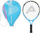 Ama sport kinder tennisracket graffiti blauw 21 inch – lichtgewicht junior racket met tas – ideaal voor beginners –