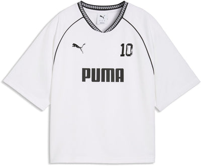 Puma sport relaxed jersey dames t-shirt - white