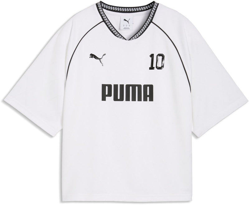 Puma sport relaxed jersey dames t-shirt - white