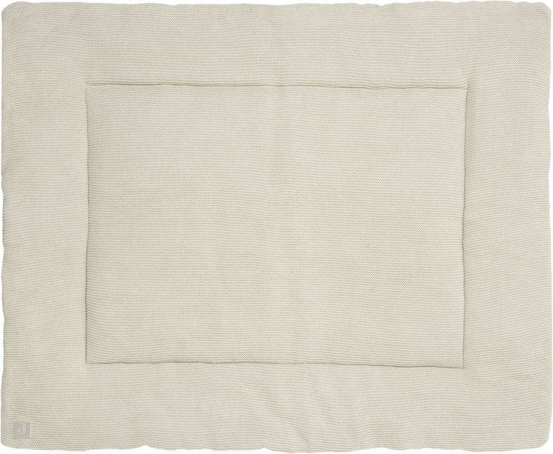 Jollein - boxkleed (nougat) - basic knit - katoen - speelkleed baby - 80x100cm
