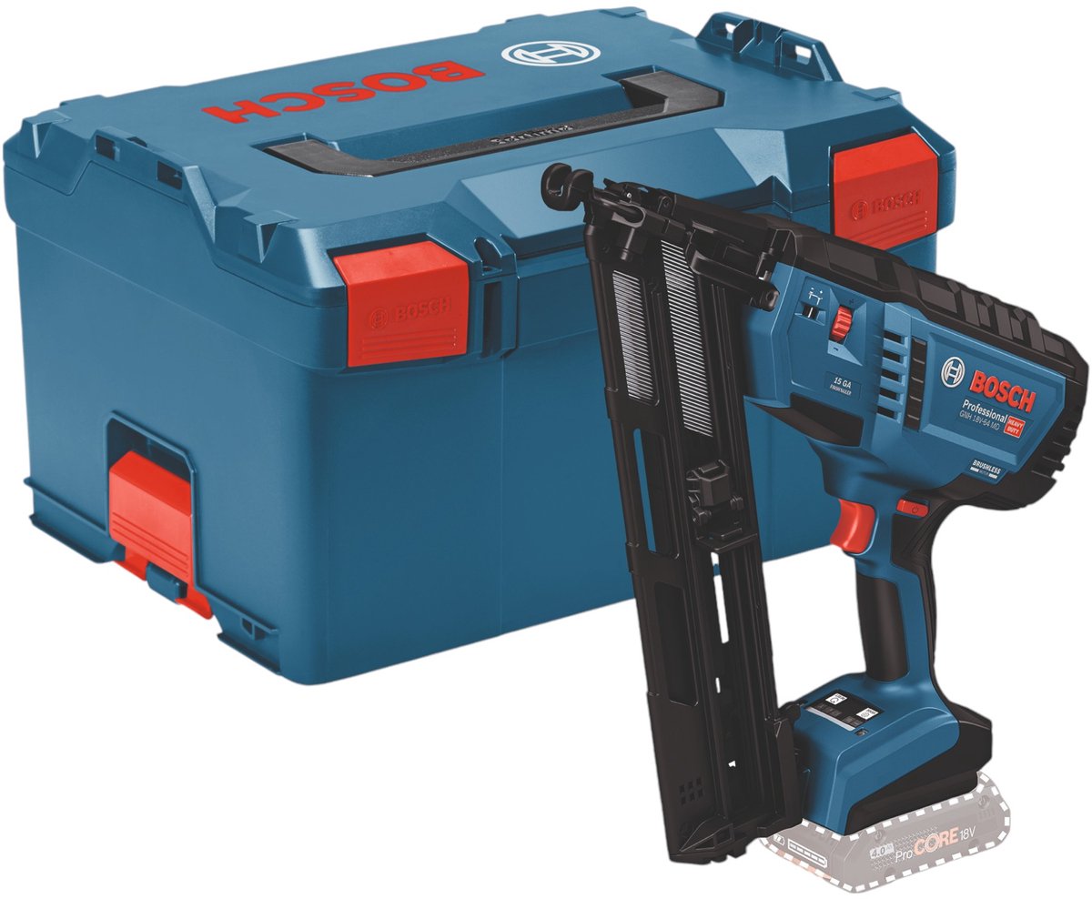 Bosch professional gnh 18v-64 md accu afwerktacker 15ga 18v basic body in l-boxx - 0601482201