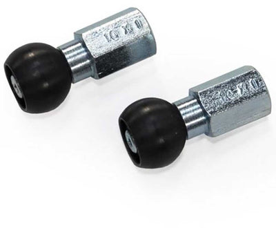 Burley ballz coho xc solide as wieladapter 9.5 mm zilver