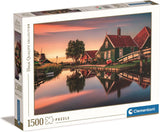 Clementoni legpuzzel zaanse schans, 1500st. - afbeelding 1