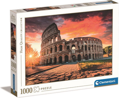 Clementoni - puzzel - 1000 stukjes - romeinse zonsondergang - puzzel voor volwassenen - high quality collection