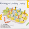 Classic world houten verbindingsspel ananas - educatief speelgoed 21-delig.