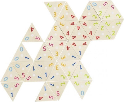 Goki houten tri-domino spel