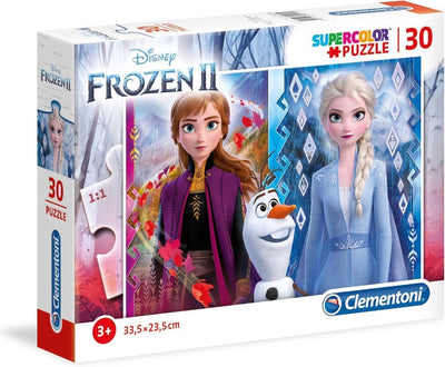 Clementoni legpuzzel super color frozen ii, 30st.