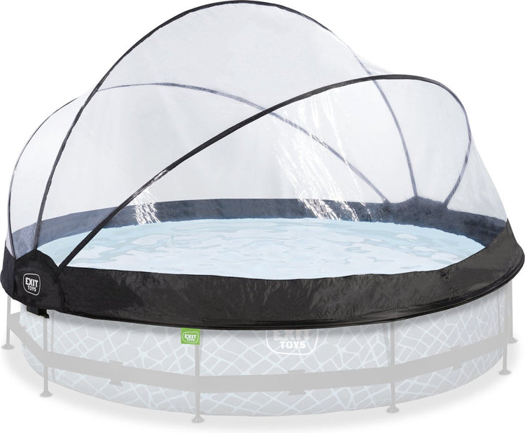 Exit toys exit zwembad overkapping eco ø366cm - zwembad dome - universeel - zwembad accessoire - weerbestendig