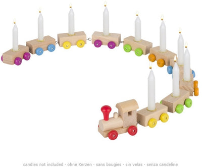 Goki houten verjaardagstrein, 75cm