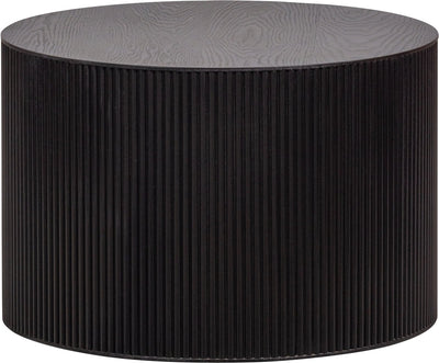 Woood sanne bijzettafel - mdf - zwart - 40x60x60