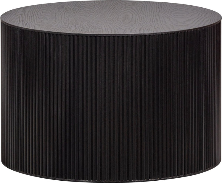 Woood sanne bijzettafel - mdf - zwart - 40x60x60
