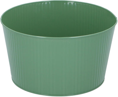 Arti casa bloempot - 25 x 14 cm - plantenpot voor bloemen en kamerplanten - groen
