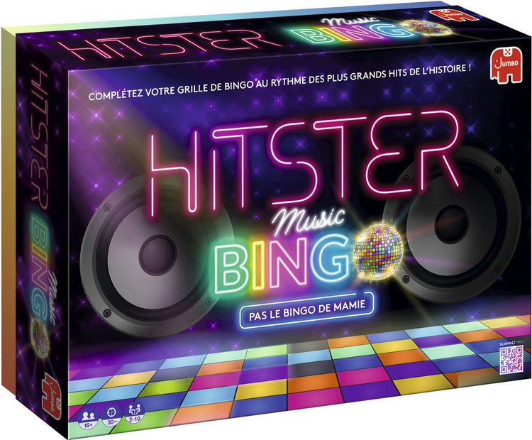 Hitster jumbo - bingo (fr) - franstalig partyspel - franse editie - actiespel